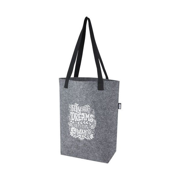 Sac shopping Felta avec large fond de 12 L en feutre recyclé certifié GRS Personnalisable | BCM Goodies