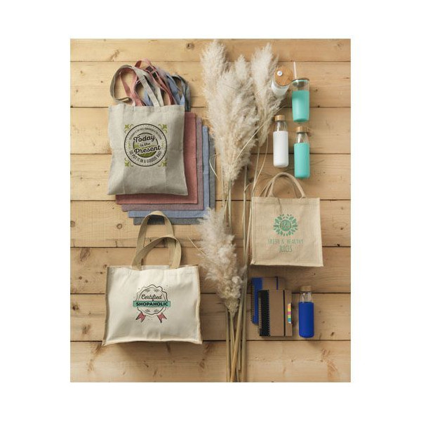 Sac fourre-tout en jute Chennai 16L Personnalisable | BCM Goodies
