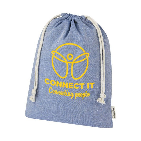 Grand sac cadeau Pheebs en coton recyclé GRS 150 g/m² de 4 L Personnalisable | BCM Goodies