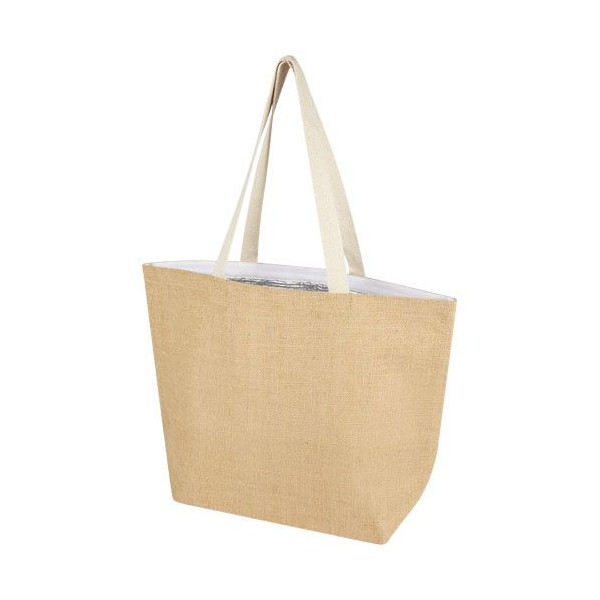 Sac shopping isotherme Juta de 12 L en jute 300 g/m² Personnalisable | BCM Goodies