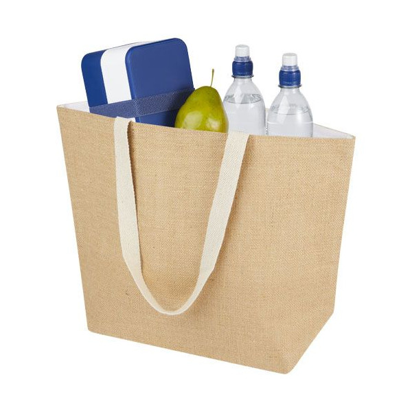 Sac shopping isotherme Juta de 12 L en jute 300 g/m² Personnalisable | BCM Goodies