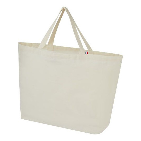 Sac shopping Cannes en tissu recyclé de 200 g/m2 Personnalisable | BCM Goodies