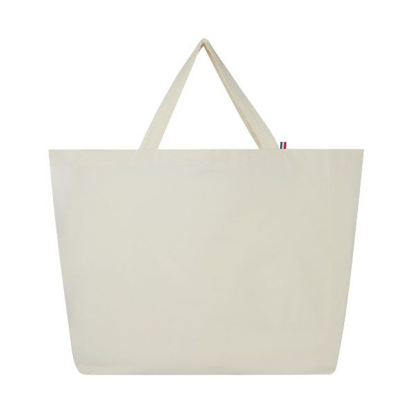 Sac shopping Cannes en tissu recyclé de 200 g/m2 Personnalisable | BCM Goodies