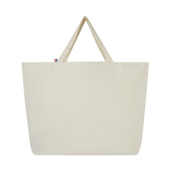 Sac shopping Cannes en tissu recyclé de 200 g/m2 Personnalisable | BCM Goodies