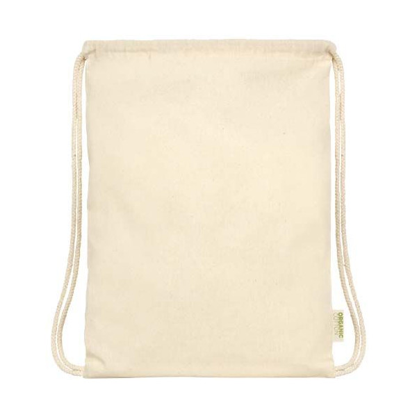 Sac refermable à cordon Odisha de 5 L bio certifié OCS 100 g/m²