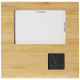 Cadre photo Sasa en bambou avec thermomètre Personnalisable | BCM Goodies