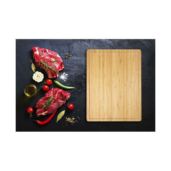 Planche à découper Fet en bambou pour viande Personnalisable | BCM Goodies