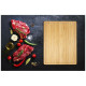 Planche à découper Fet en bambou pour viande Personnalisable | BCM Goodies