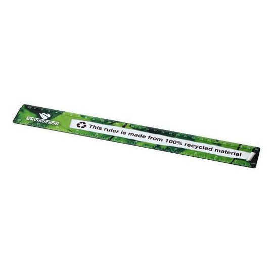 Règle Terran 30 cm 100 % plastique recyclé Personnalisable | BCM Goodies