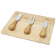 Plateau à fromage et ustensiles Ement en bambou Personnalisable | BCM Goodies