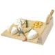 Plateau à fromage et accessoires magnétiques Mancheg en bambou Personnalisable | BCM Goodies