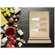 Plateau à fromage et accessoires magnétiques Mancheg en bambou Personnalisable | BCM Goodies