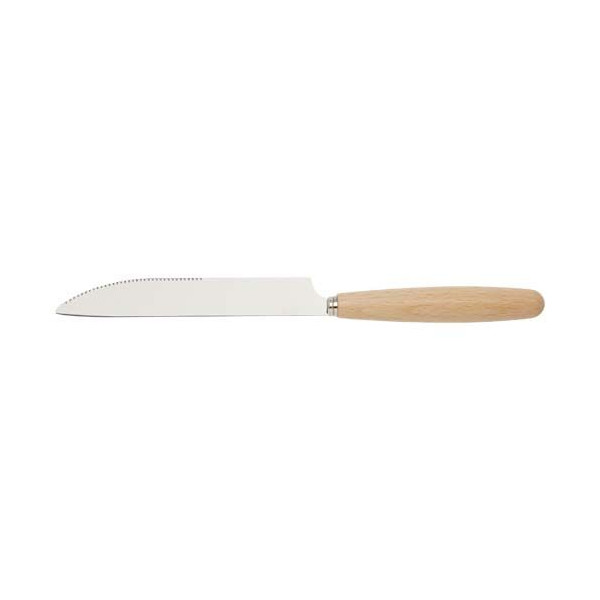 Ensemble de couverts Root 5 pièces en acier inoxydable et bois de hêtre  Personnalisable | BCM Goodies