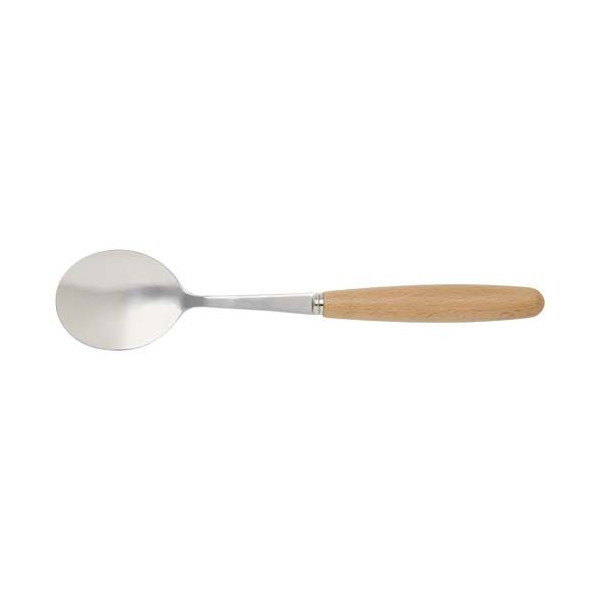 Ensemble de couverts Root 5 pièces en acier inoxydable et bois de hêtre  Personnalisable | BCM Goodies