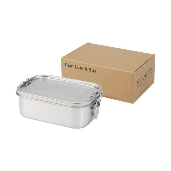 Boîte repas Titan en acier inoxydable recyclé Personnalisable | BCM Goodies
