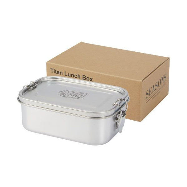 Boîte repas Titan en acier inoxydable recyclé Personnalisable | BCM Goodies