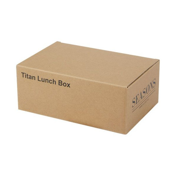 Boîte repas Titan en acier inoxydable recyclé Personnalisable | BCM Goodies