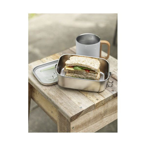 Boîte repas Titan en acier inoxydable recyclé Personnalisable | BCM Goodies