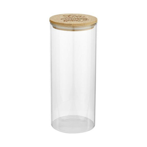 Récipient alimentaire Boley de 940 ml en verre Personnalisable | BCM Goodies
