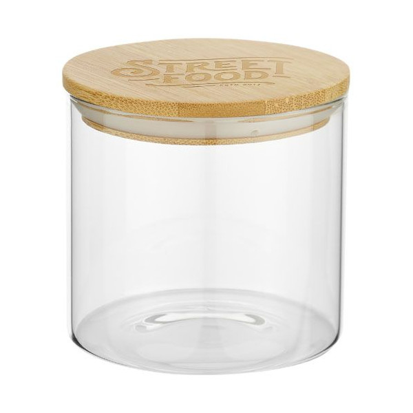 Récipient alimentaire Boley de 320 ml en verre Personnalisable | BCM Goodies
