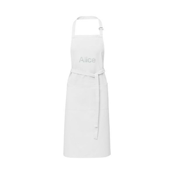 Tablier ajustable Andrea 240 g/m² avec bretelle réglable au cou - BCM Goodies