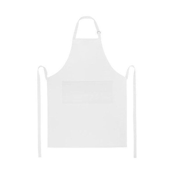 Tablier ajustable Andrea 240 g/m² avec bretelle réglable au cou - BCM Goodies