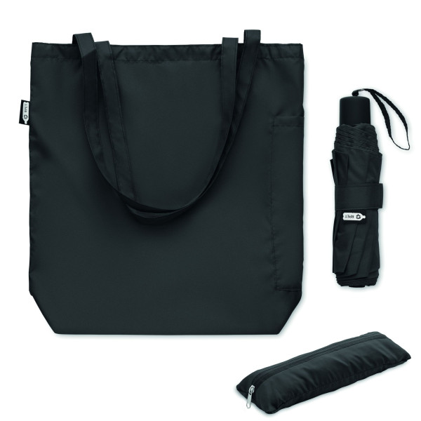 Parapluie 21 et Tote bag SEATTLE - Ensemble pratique pour rester au sec et organisé