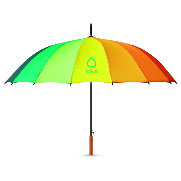 Parapluie arc-en-ciel 27  BOWBRELLA Personnalisable | BCM Goodies