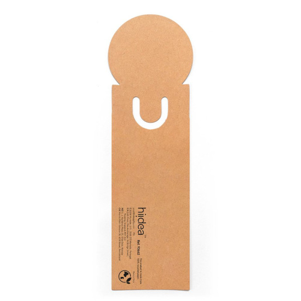 SAWYER. Set de bureau 3 en 1, fabriqué à partir de papier 100 % recyclé, avec un dessus rond et une impression noire tout autour
