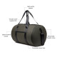 Sac de sport Baltimore VINGA - Accessoire essentiel pour fitness et voyages - Bandoulière réglable - Matériau hydrofuge - Grande
