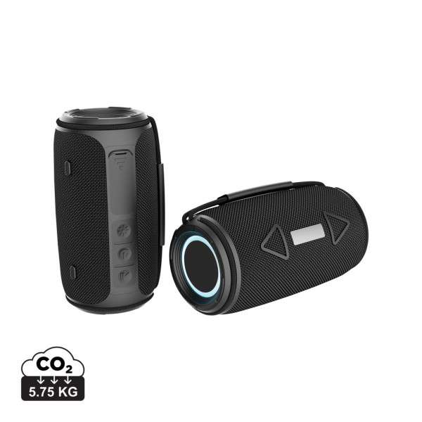 Enceinte 16W étanche IPX4 en plastique recyclé RCS Prisma - BCM Goodies