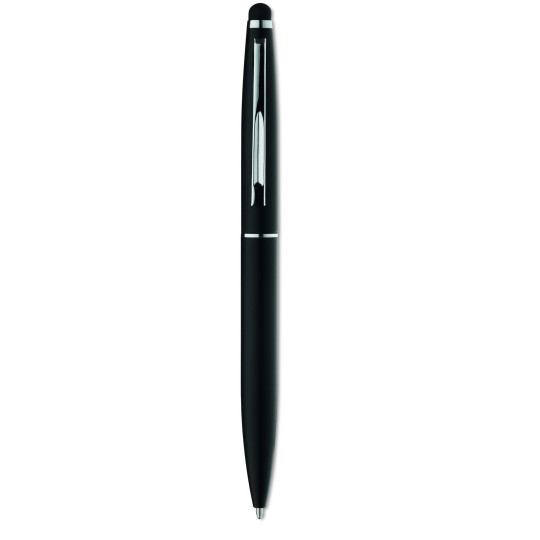 Stylo-Stylet QUIM en Aluminium Mat avec Encre Bleue - BCM Goodies