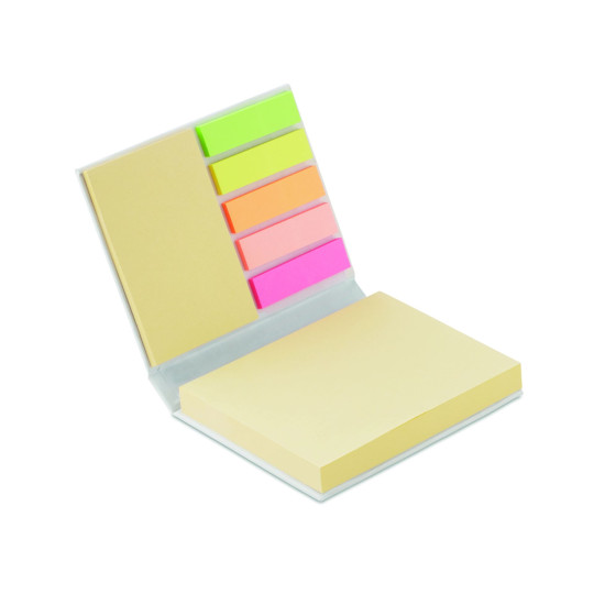 Ensemble de blocs-notes adhésifs VISIONMAX avec marqueurs de pages assortis