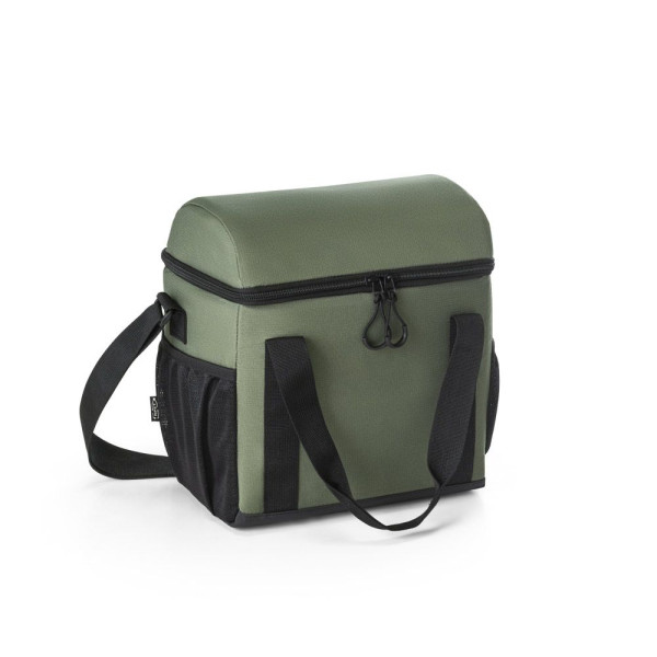 Sac thermique rembourré en polyester recyclé 600D ripstop 11 L ROMA M - Accessoire publicitaire durable pour entreprises