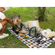 Sac thermique rembourré en polyester recyclé 600D ripstop 11 L ROMA M - Accessoire publicitaire durable pour entreprises