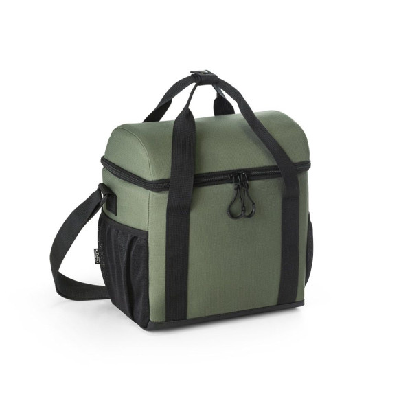 Sac thermique rembourré en polyester recyclé 600D ripstop 11 L ROMA M - Accessoire publicitaire durable pour entreprises