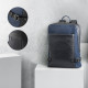 DIVERGENT BACKPACK I. Sac à dos pour ordinateur portable jusquà 15.6 en denim et PU