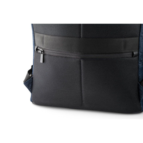 DIVERGENT BACKPACK I. Sac à dos pour ordinateur portable jusquà 15.6 en denim et PU