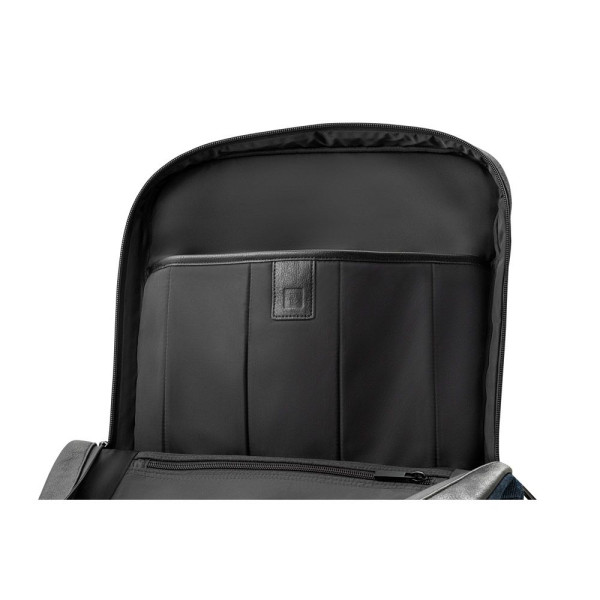 DIVERGENT BACKPACK I. Sac à dos pour ordinateur portable jusquà 15.6 en denim et PU