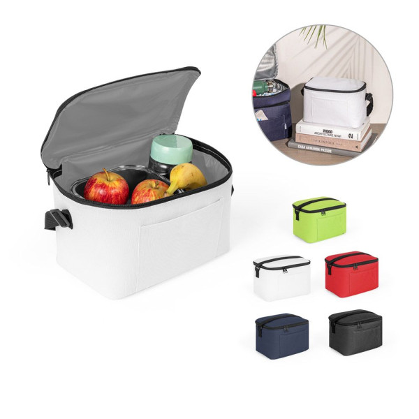 Sac thermique CANCUN en polyester recyclé 600D avec sangle réglable de 7 L - BCM Goodies