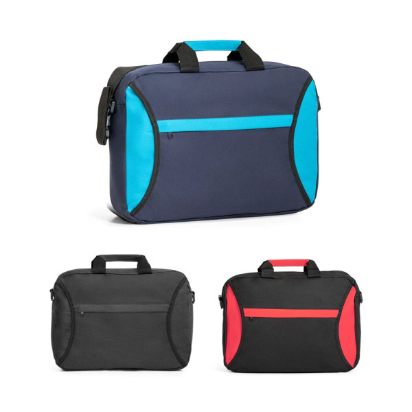 Porte-documents multifonction en polyester 600D SEOUL - Accessoire publicitaire pratique et polyvalent