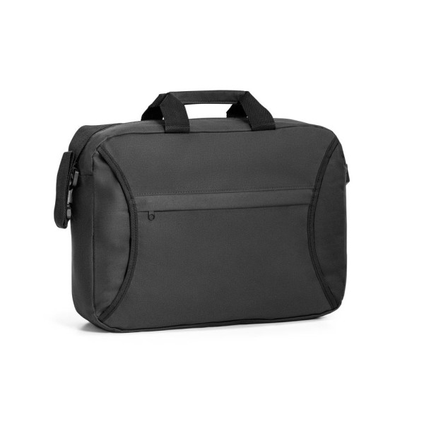 Porte-documents multifonction en polyester 600D SEOUL - Accessoire publicitaire pratique et polyvalent
