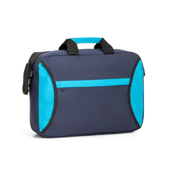 Porte-documents multifonction en polyester 600D SEOUL - Accessoire publicitaire pratique et polyvalent