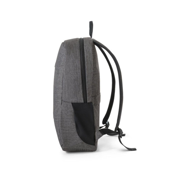 Sac à dos ordinateur en polyester recyclé 300D personnalisable - BCM Goodies