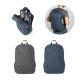 Sac à dos ordinateur en polyester recyclé 300D personnalisable - BCM Goodies