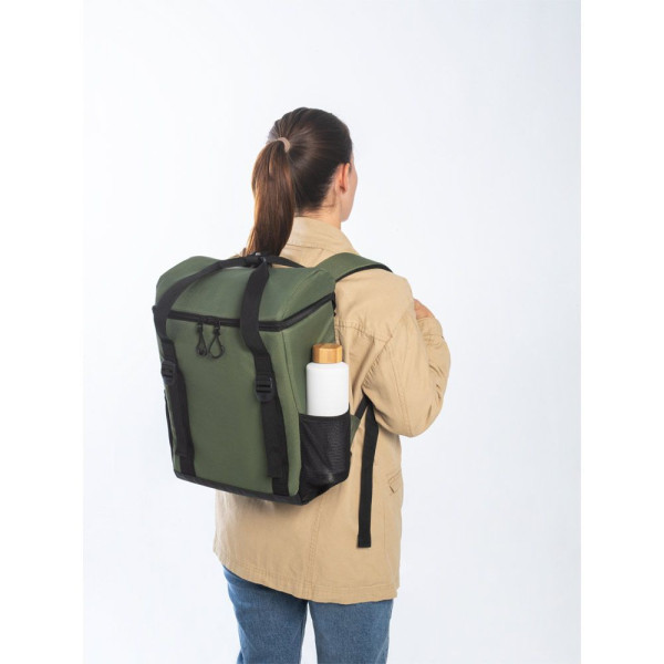 Sac à dos isotherme ROMA L en polyester recyclé 600D ripstop 16 L - BCM Goodies