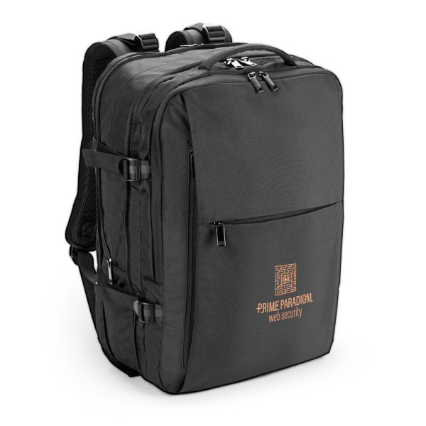 DALLAS. Sac à dos de voyage en polyester 600D recyclé haute densité pour ordinateur portable de 17.3 pouces