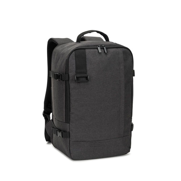 CIES. Sac à dos conçu pour répondre aux dimensions exigées par les compagnies aériennes en polyester recyclé haute densité 600D