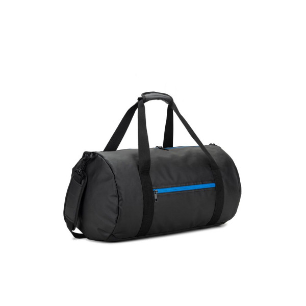 Sac de sport cylindrique OSASCO SPORT en polyester recyclé haute densité 600D avec compartiment latéral pour les chaussures - BC