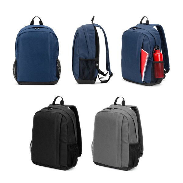 Sac à dos pour ordinateur portable en polyester recyclé haute densité 600D 15 pouces Liverpool - BCM Goodies